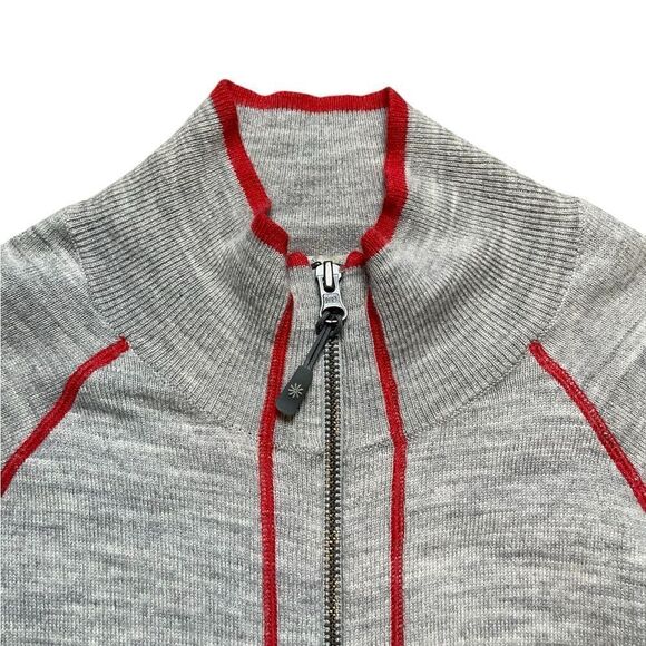 ATHLETA Wool Zip Up Sweater Size Medium - Picture 3 of 6